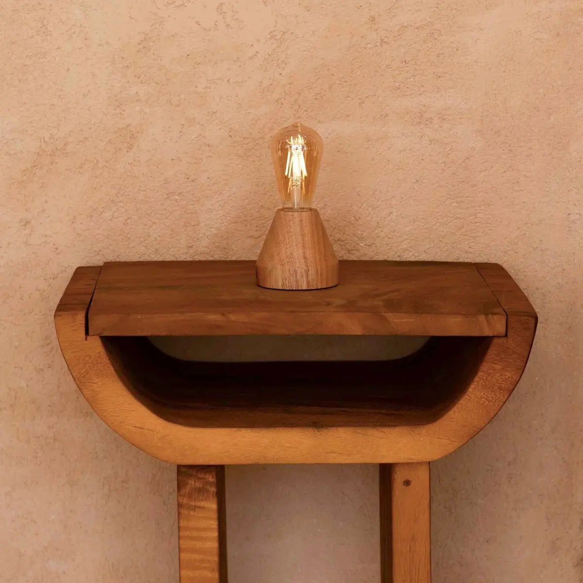 Zavi Lichtbruine Oplaadbare Tafellamp | LED, draadloos en batterijduur van 80 uur