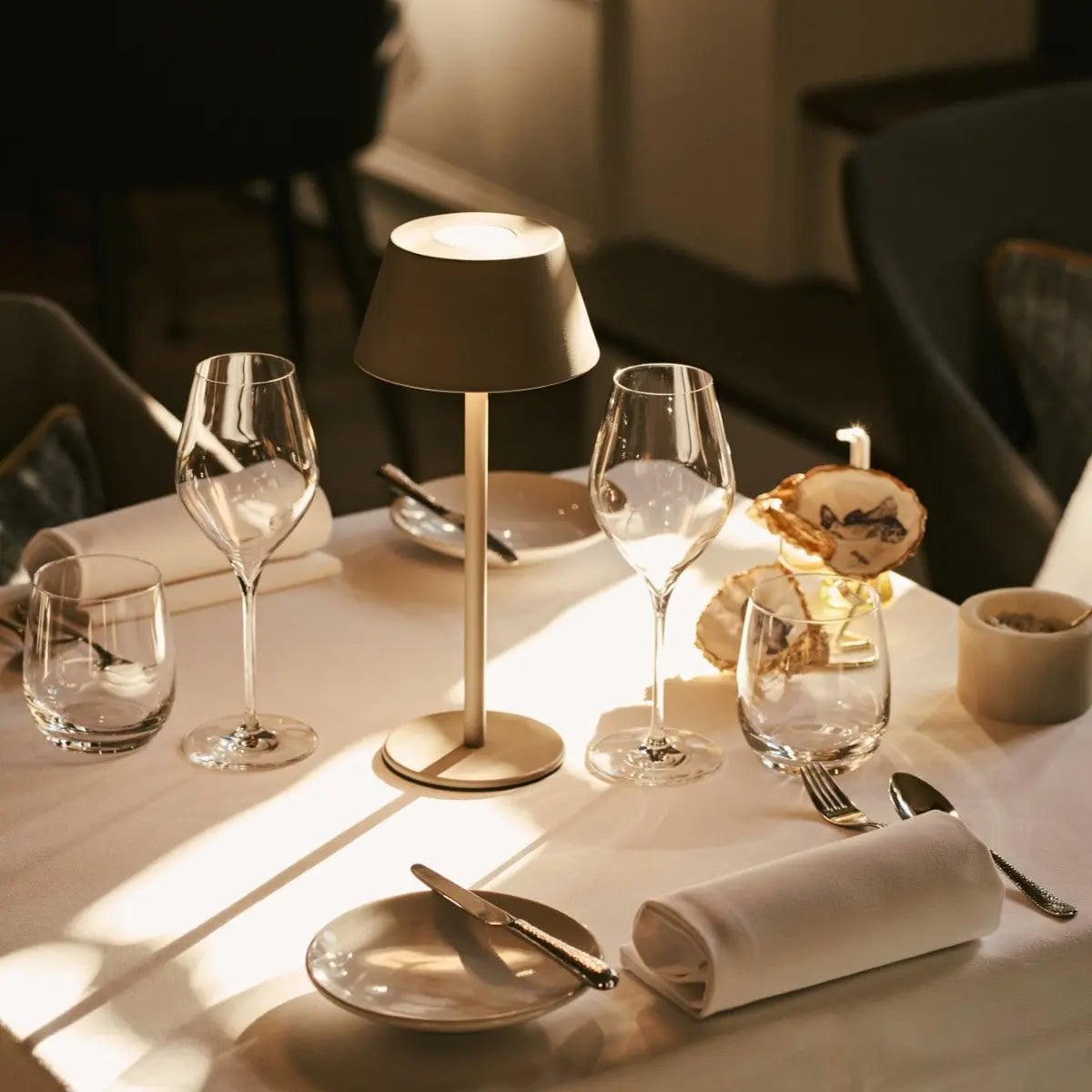 Milou Koala Bruin Tafellamp zonder Kabel | Modern, design en 3 lichtmodi