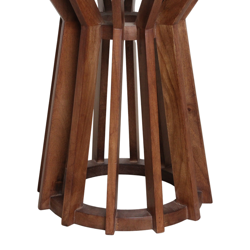 Sabah bijzettafel marmer zwart - 40x40x50 cm