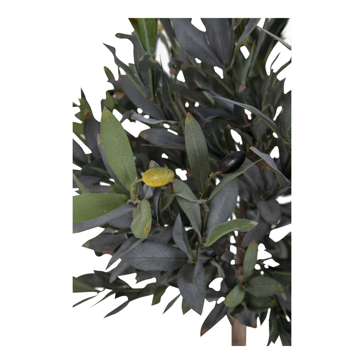 Olijfboom - Groen, PE kunststof/polyester, 43x47x120 cm