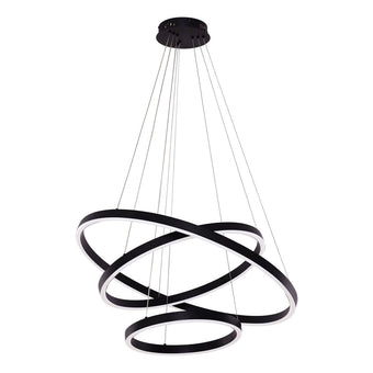Hanglamp Neo Black | 3-Ring 40+60+80cm