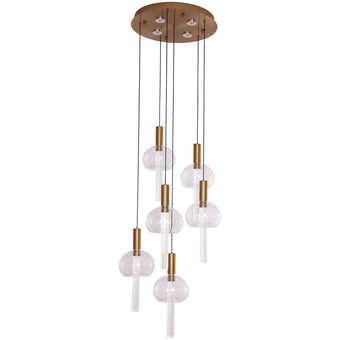 Hanglamp Tubey Copper Gold | 6 - 40cm