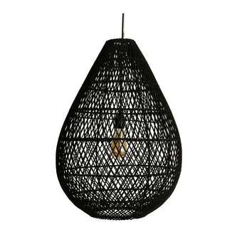 Maze hanglamp druppel zwart