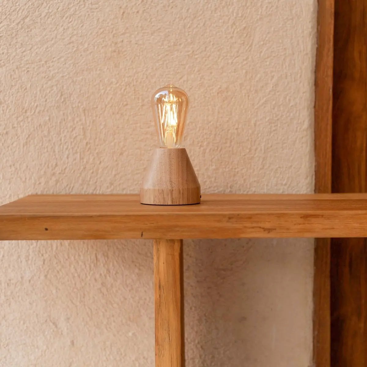 Zavi Lichtbruine Oplaadbare Tafellamp | LED, draadloos en batterijduur van 80 uur