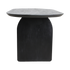 Bullnose eettafel zwart gesloten onderstel