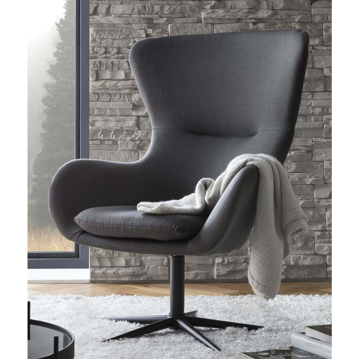 Armchair with swivel function - SalesFever