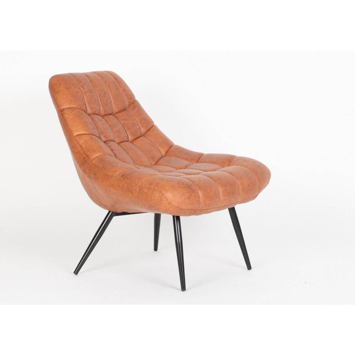 Armchair XXL imitation leather light brown - SalesFever