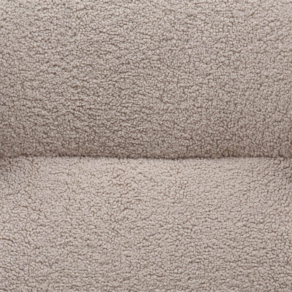 Armchair and stool set teddy fur taupe - SalesFever