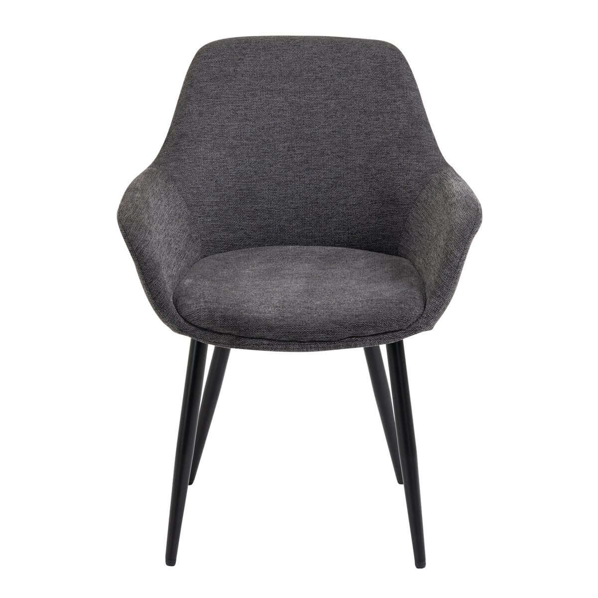 Set of 2 armchairs anthracite - SalesFever