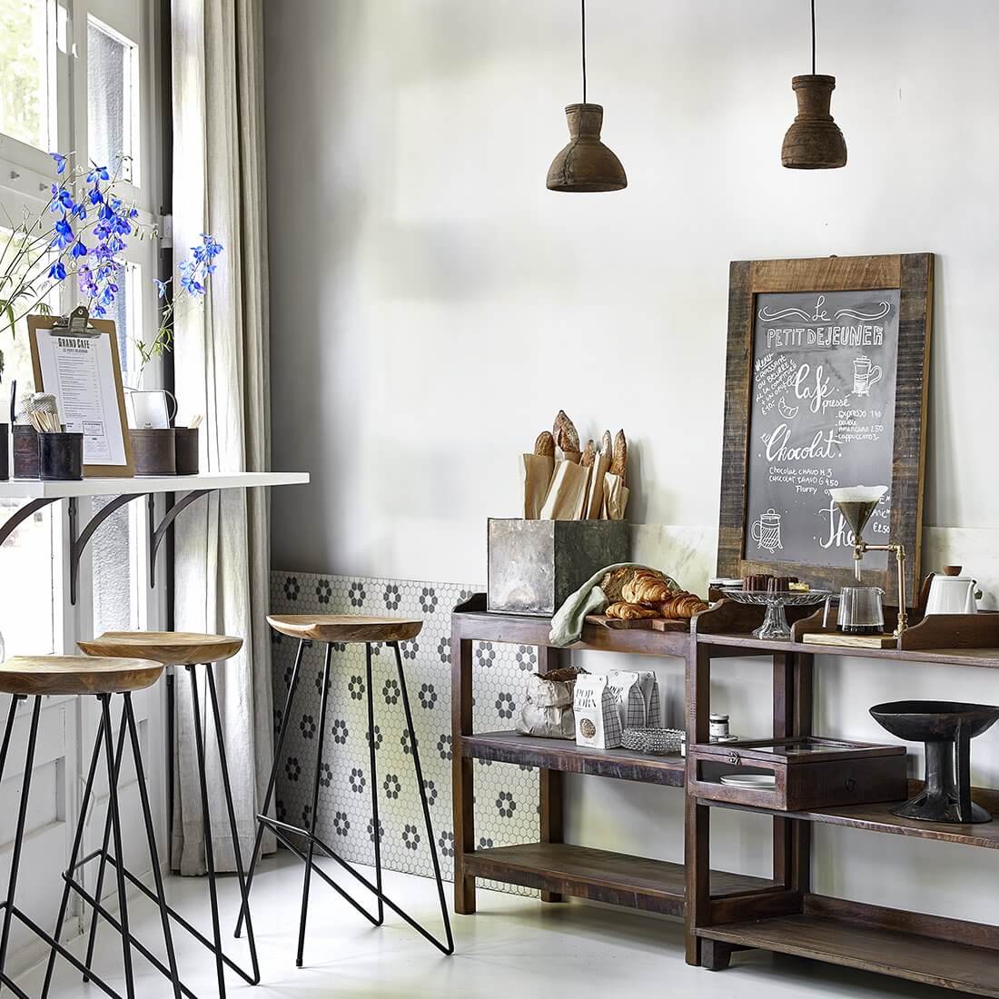 Loft barkruk naturel - Raw Materials