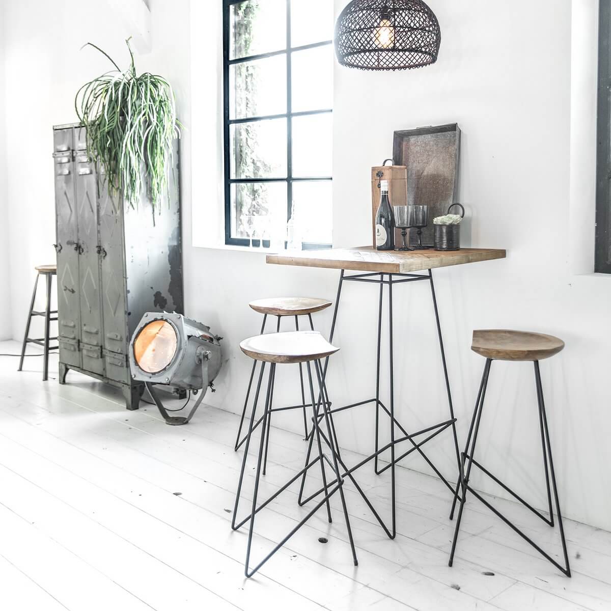 Loft barkruk naturel - Raw Materials