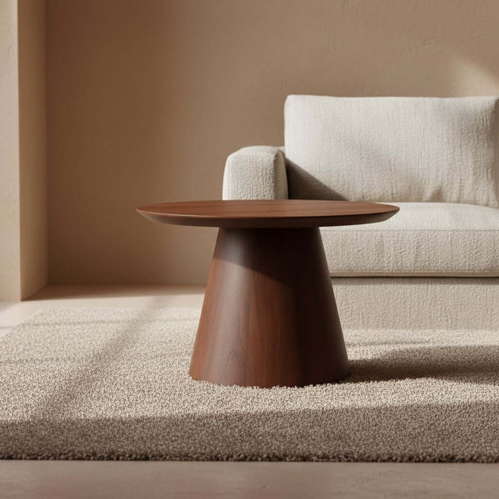 Bullnose cone bijzettafel 55cm - Raw Materials