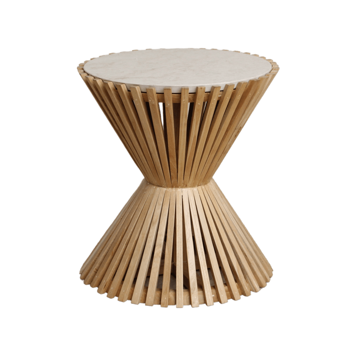 Infinity bijzettafel Hourglass - Raw Materials