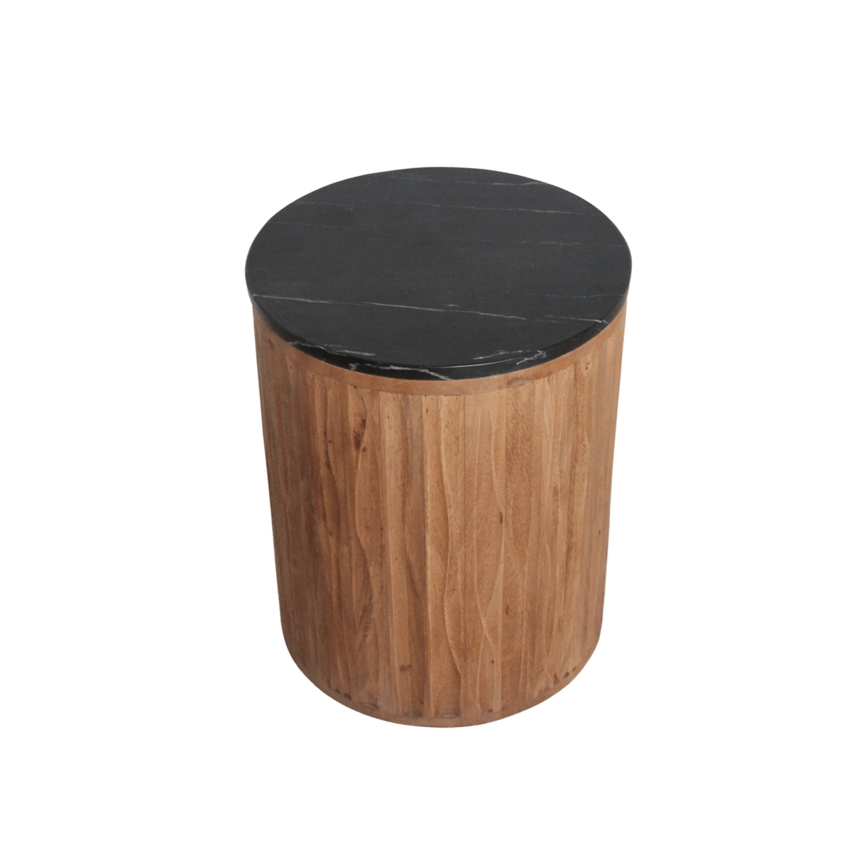 Langkawi bijzettafel marmer zwart - 40x40x50 cm - Raw Materials