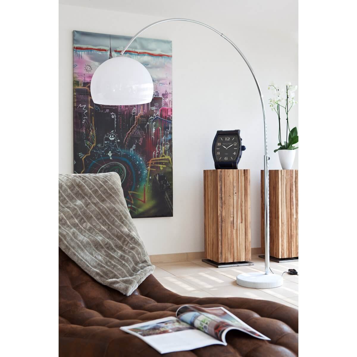 Arc lamp 208 cm white - SalesFever