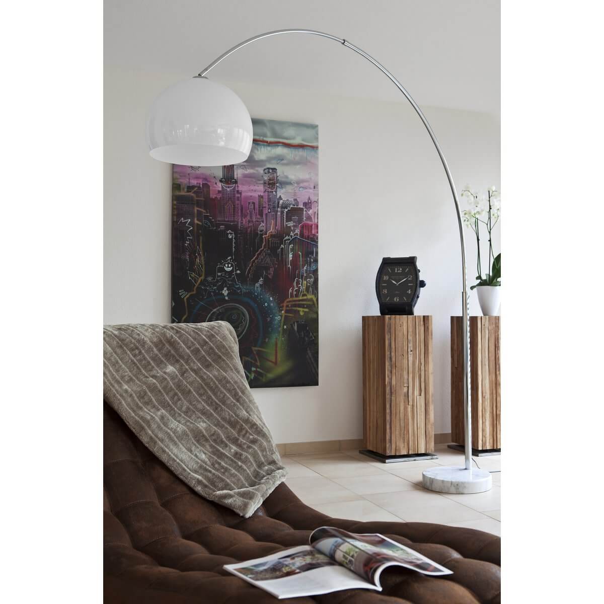 Arc lamp 230 cm white plastic - SalesFever