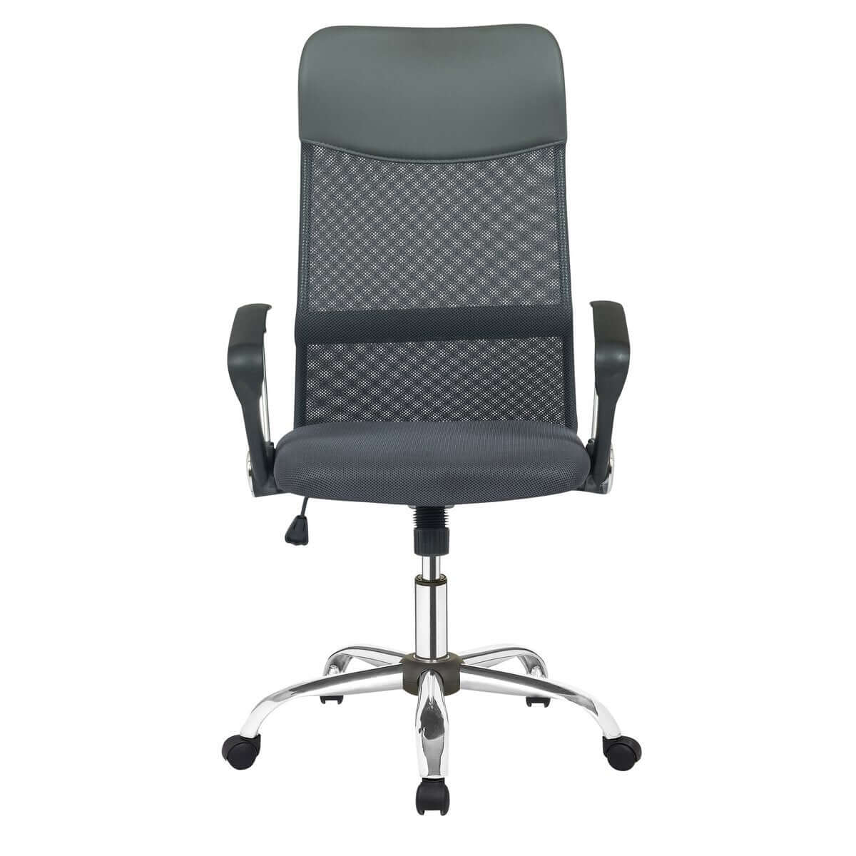 Office chair gray with mesh - SalesFever