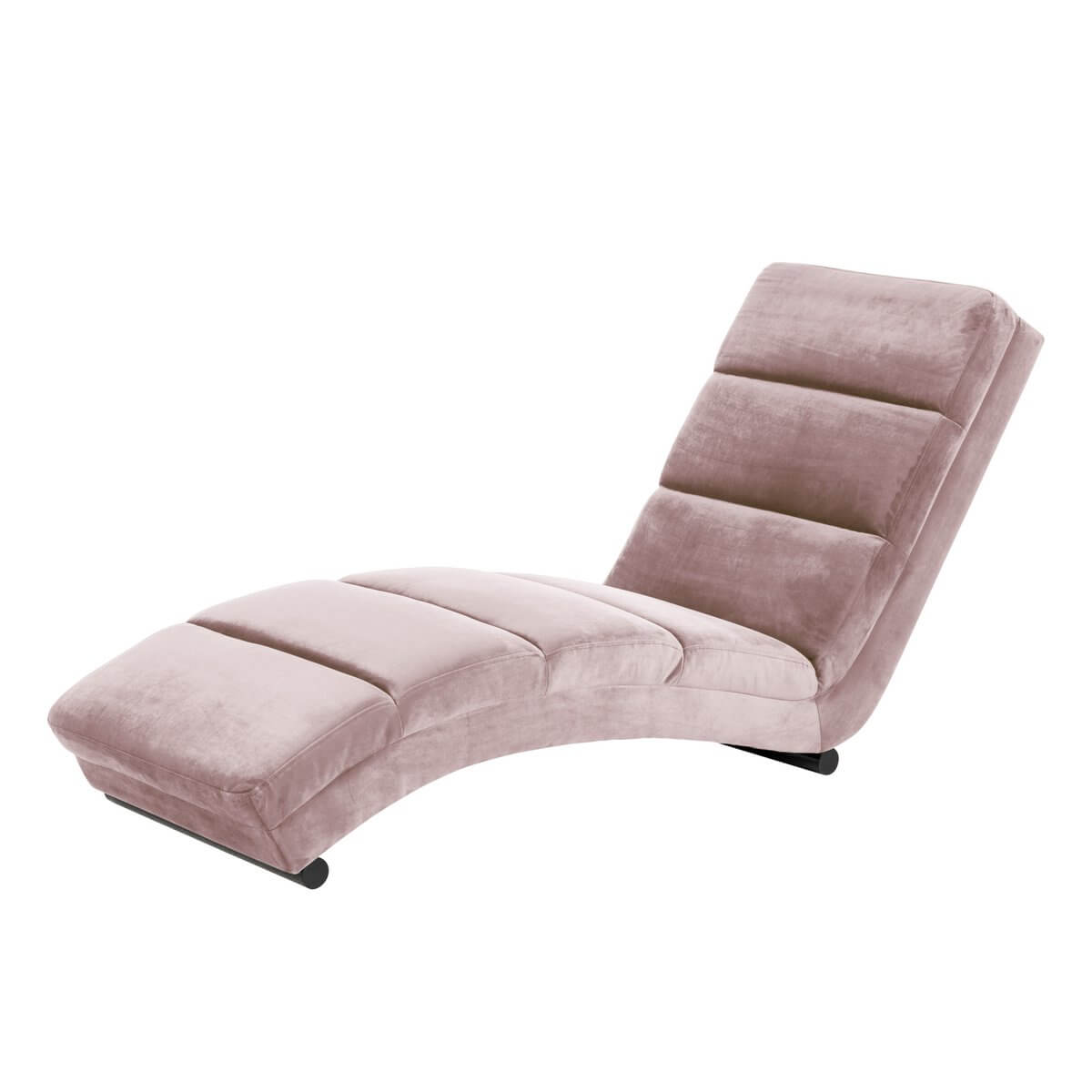 Chaise longue rose velvet - SalesFever