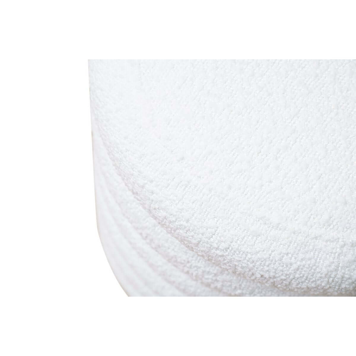 Curly Sitzhocker Ø38 cm White - SalesFever