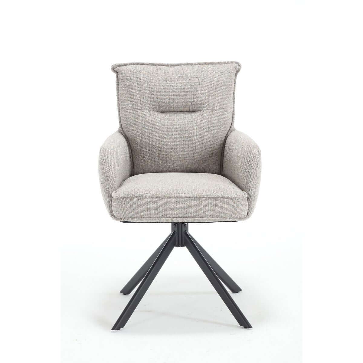 Armchair structural fabric gray - SalesFever