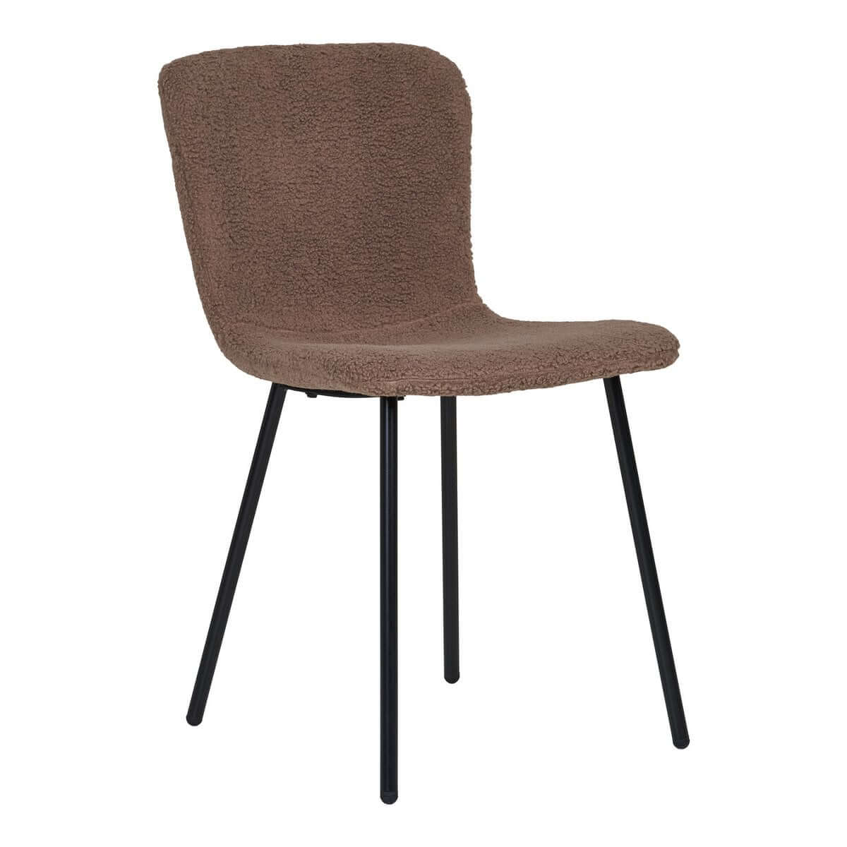Halden Dining Chair - Dark Brown, 48x38cm - Set of 2 - House Nordic ApS