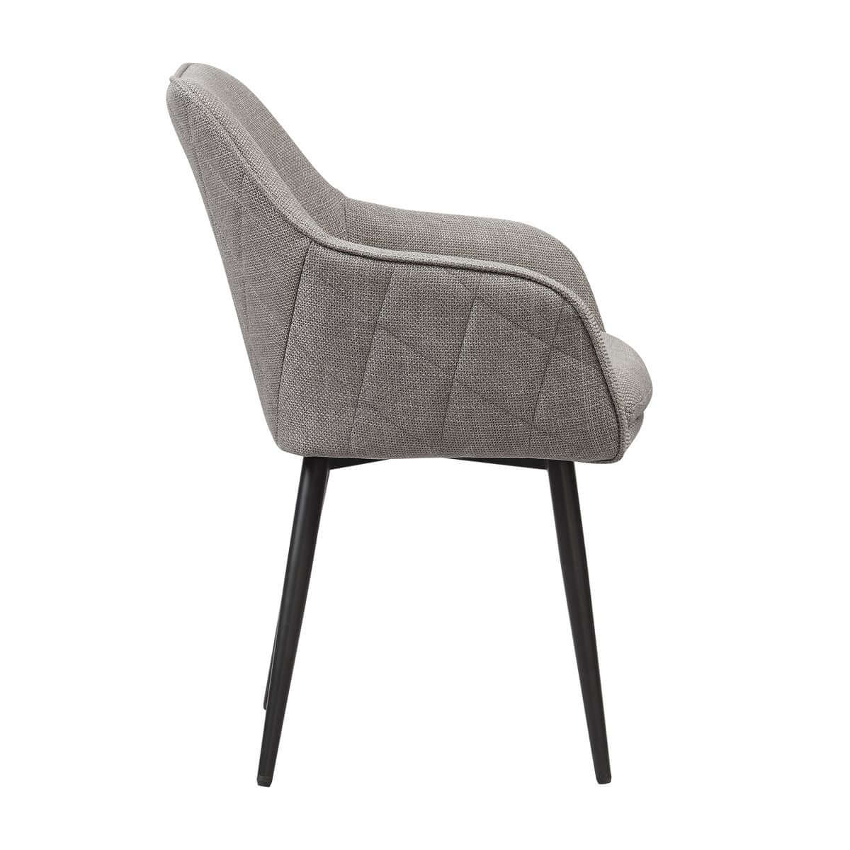 Dining room chair structural fabric taupe - SalesFever