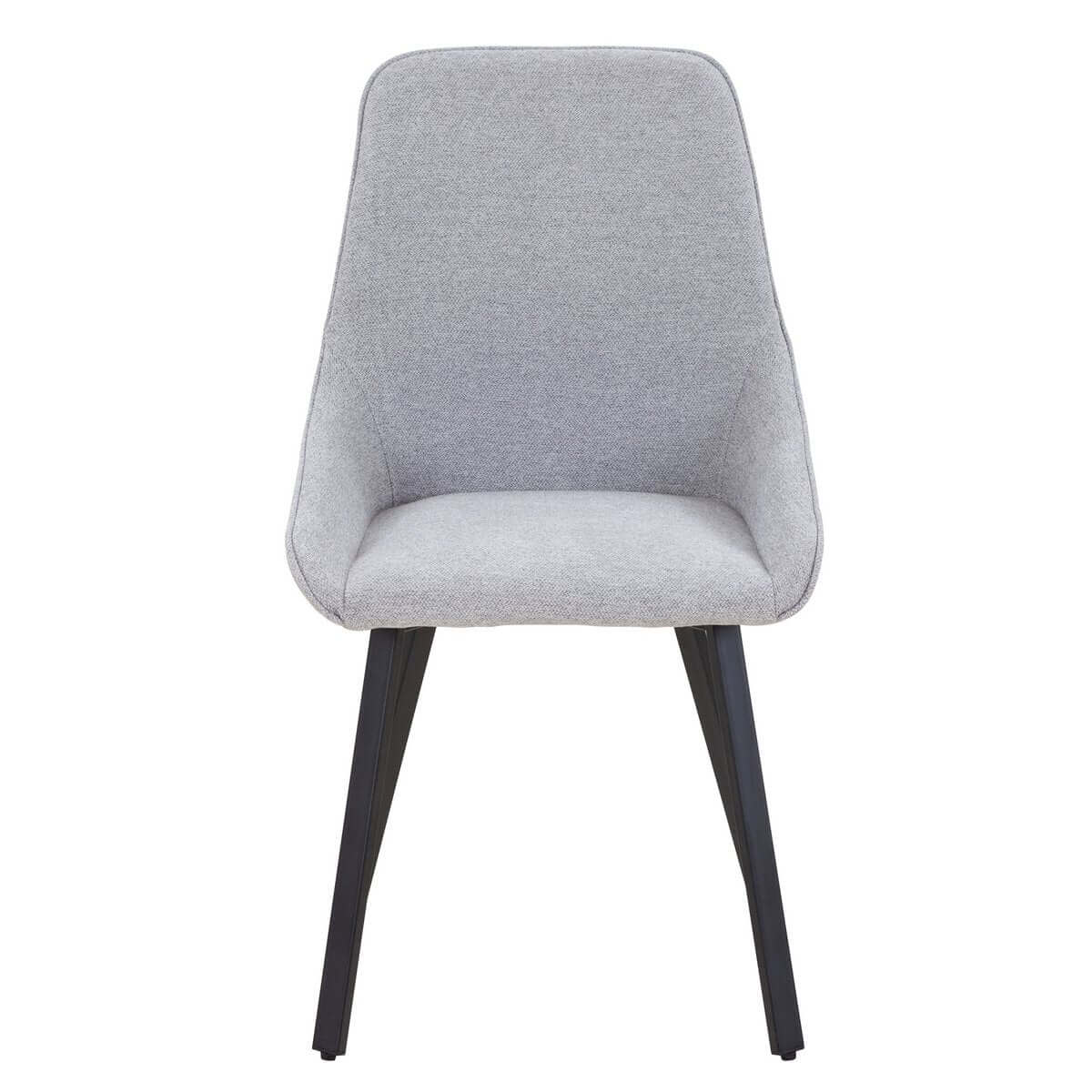 Dining chair set of 2 grey - SalesFever