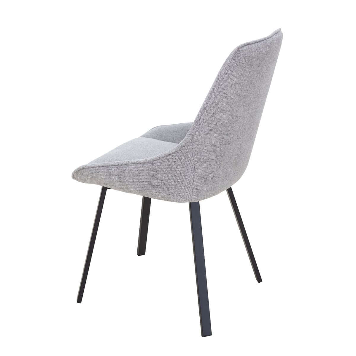 Dining chair set of 2 grey - SalesFever