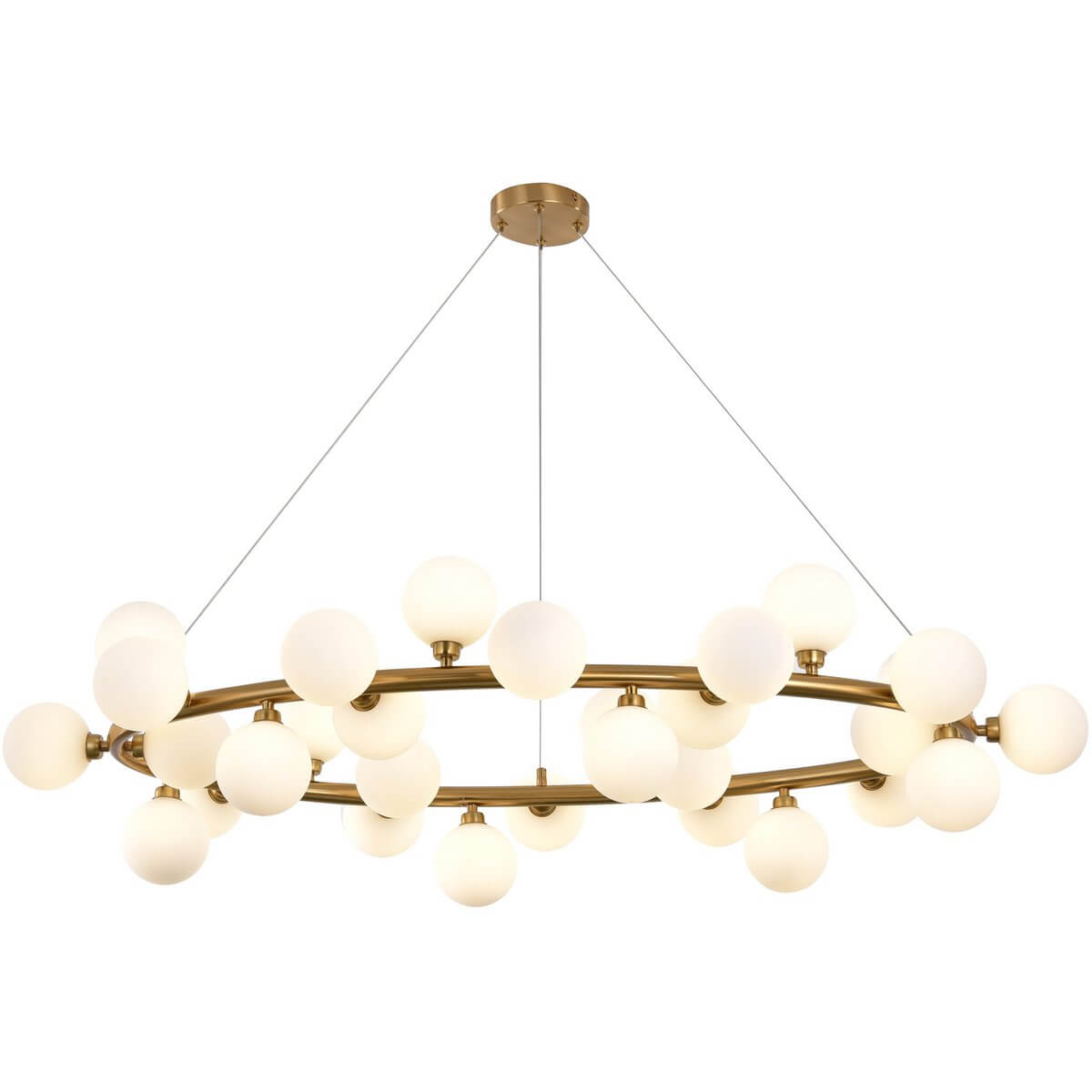 Hanging lamp Elite White Gold 100CM - Luxury Living B.V.