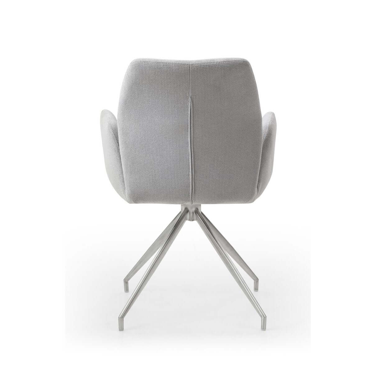 Armchair with 180° swivel function Light grey - SalesFever
