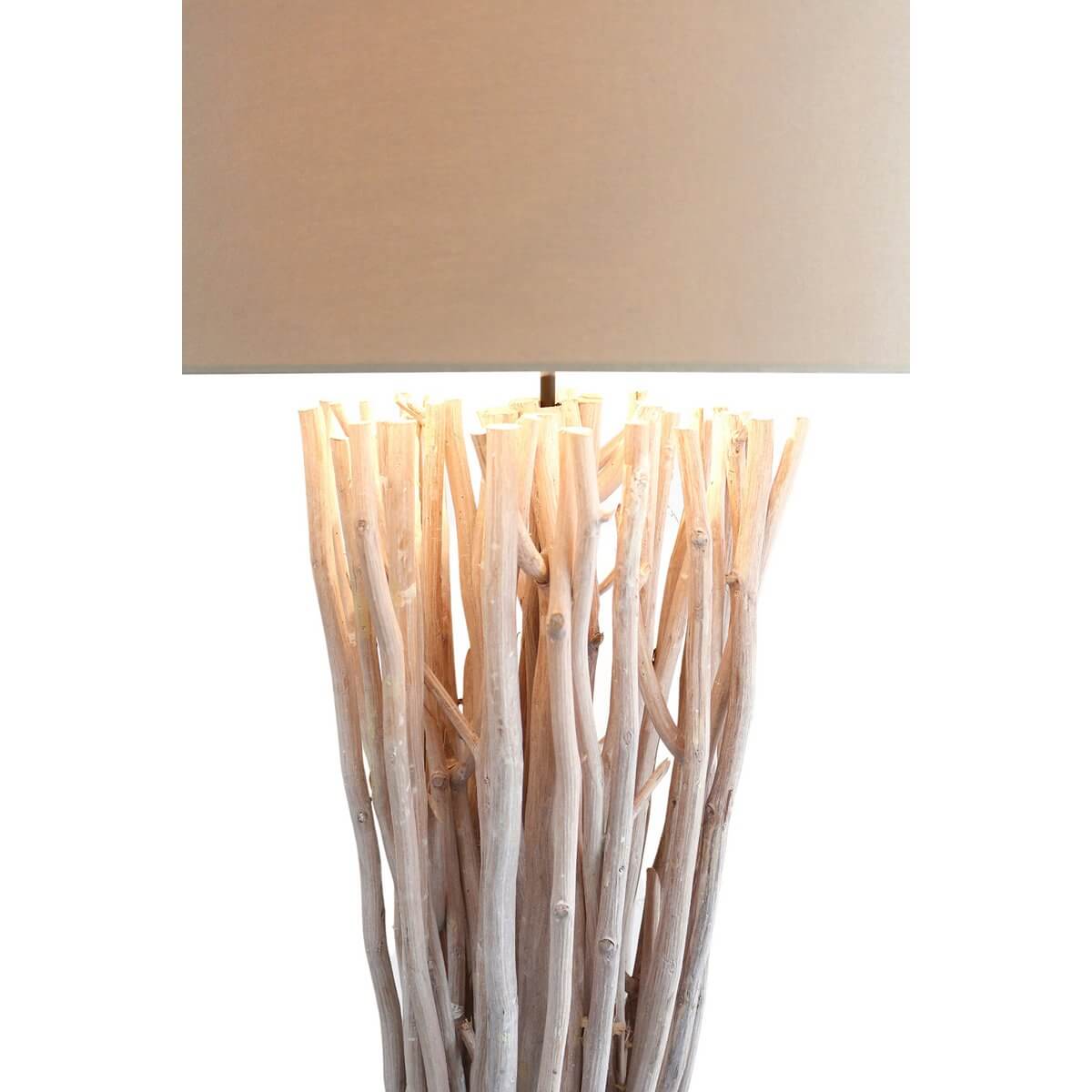 Floor lamp Driftwood White Wash 175 cm - SalesFever