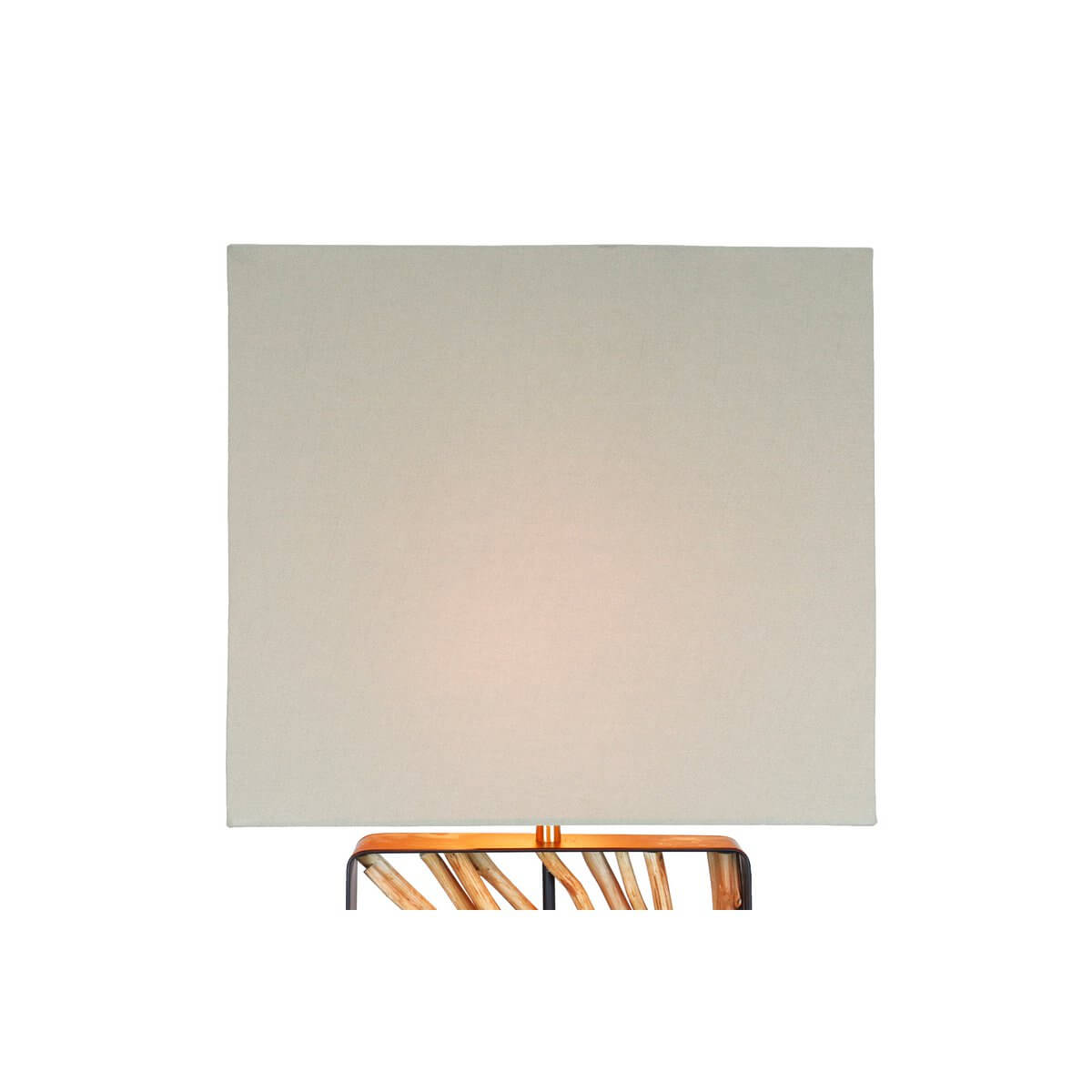 Floor lamp driftwood natural/beige 165 cm - SalesFever