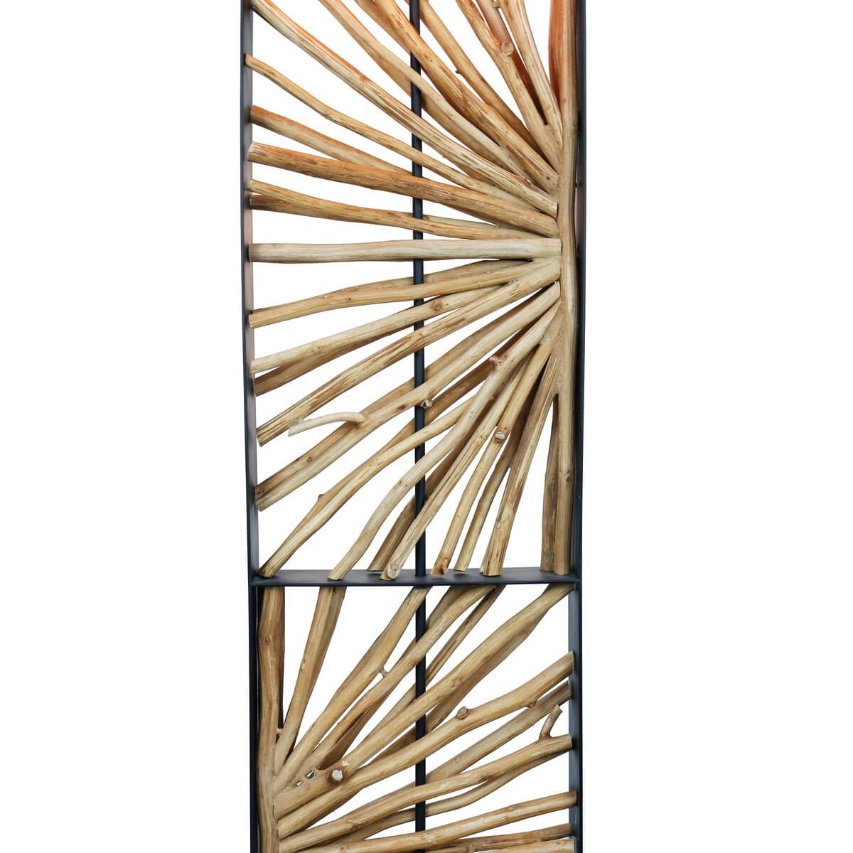 Floor lamp driftwood natural/beige 165 cm - SalesFever
