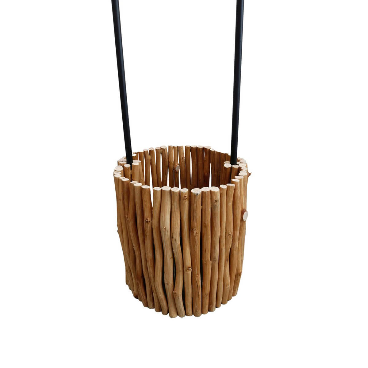 Floor lamp driftwood natural/white 155 cm - SalesFever