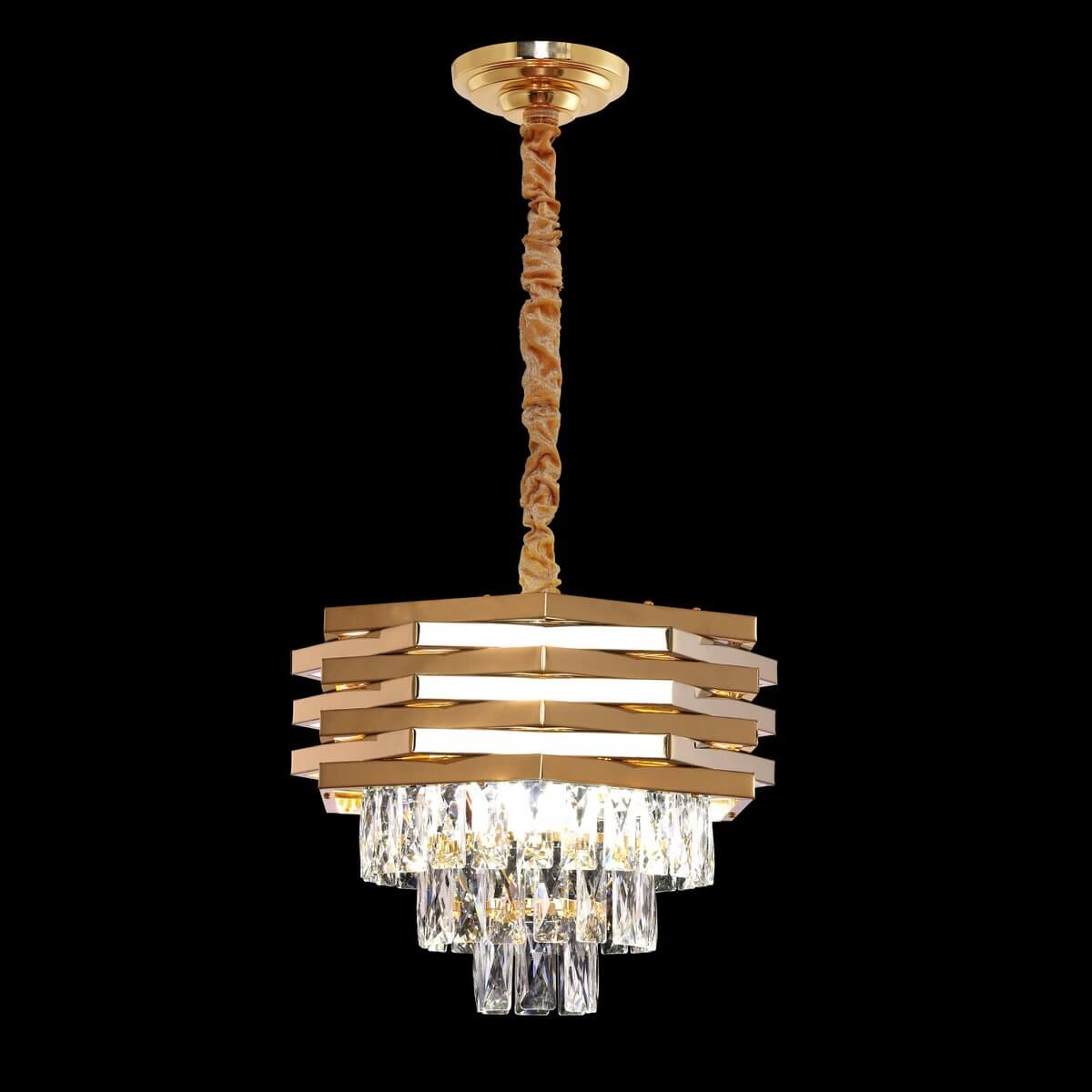 Crystal Gold hanging lamp | 40cm - Luxury Living B.V.