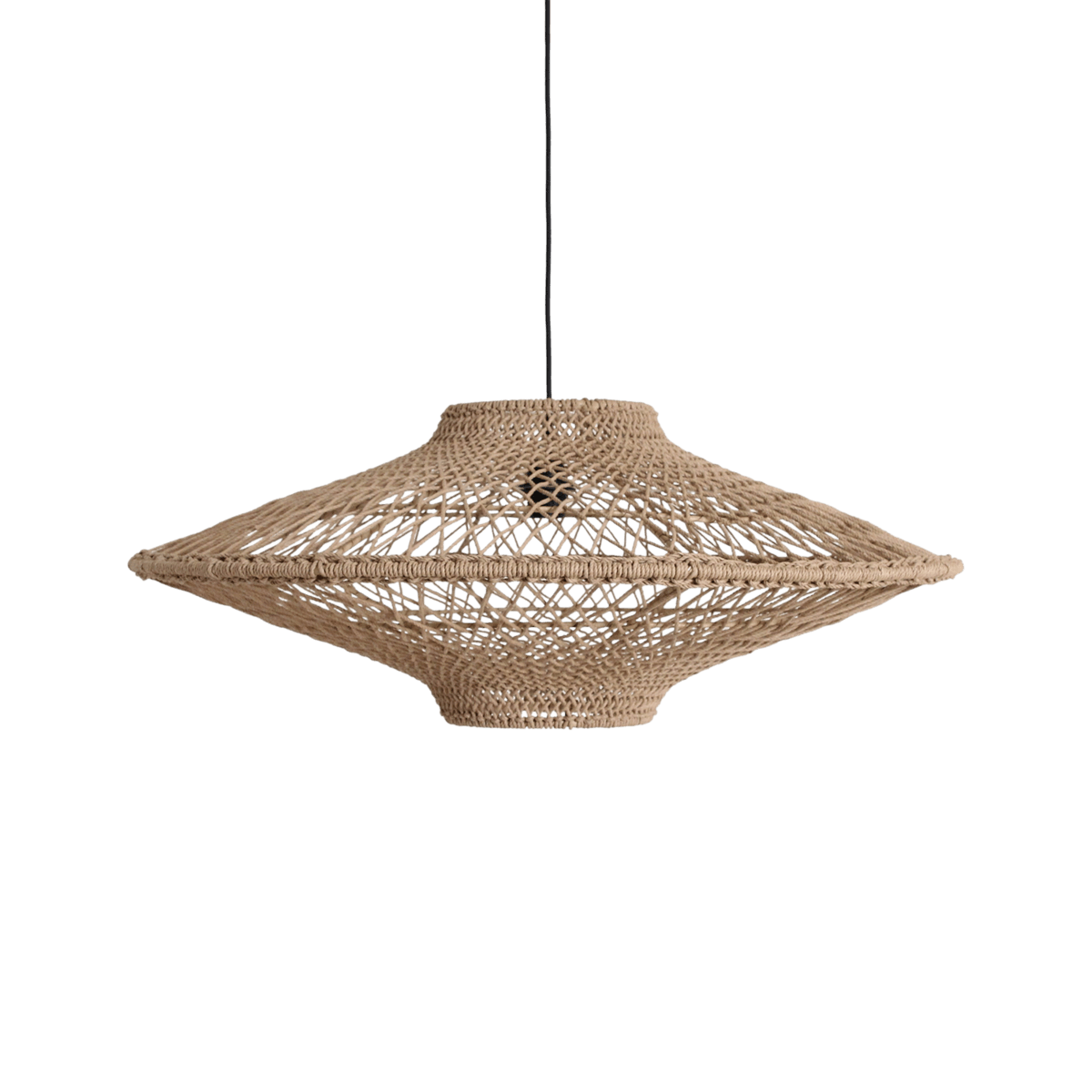 Corda hanging lamp Naturel Large - Raw Materials