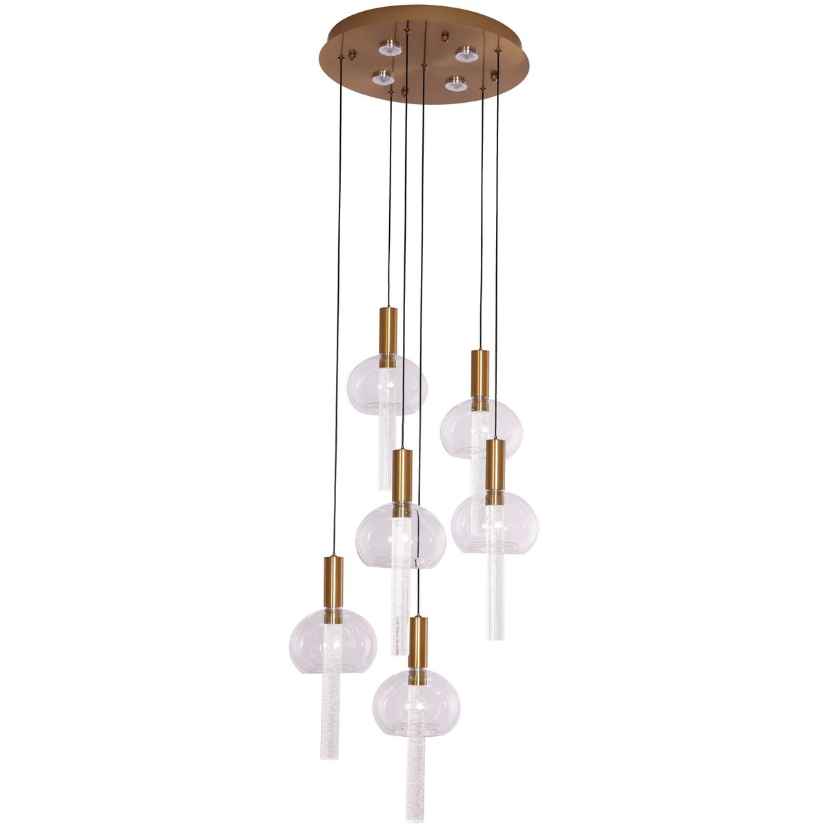 Hanglamp Tubey Copper Gold | 6 - 40cm - Luxury Living B.V. - Casanovio