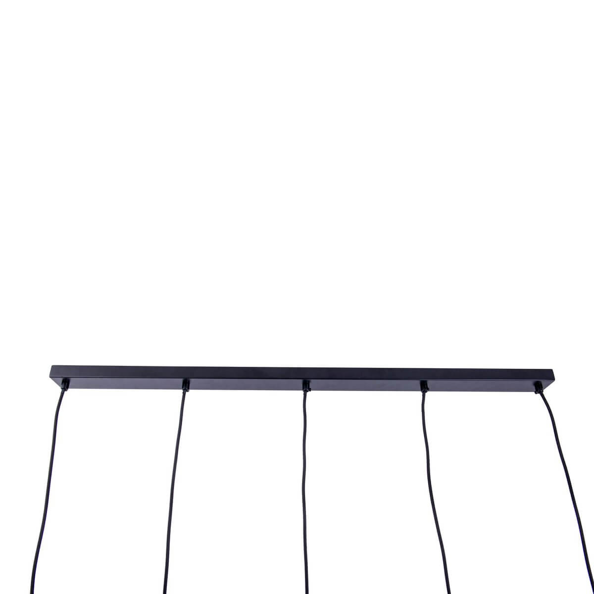 Hanglamp Zwart Goud Metaal – Retro Moderne Verlichting