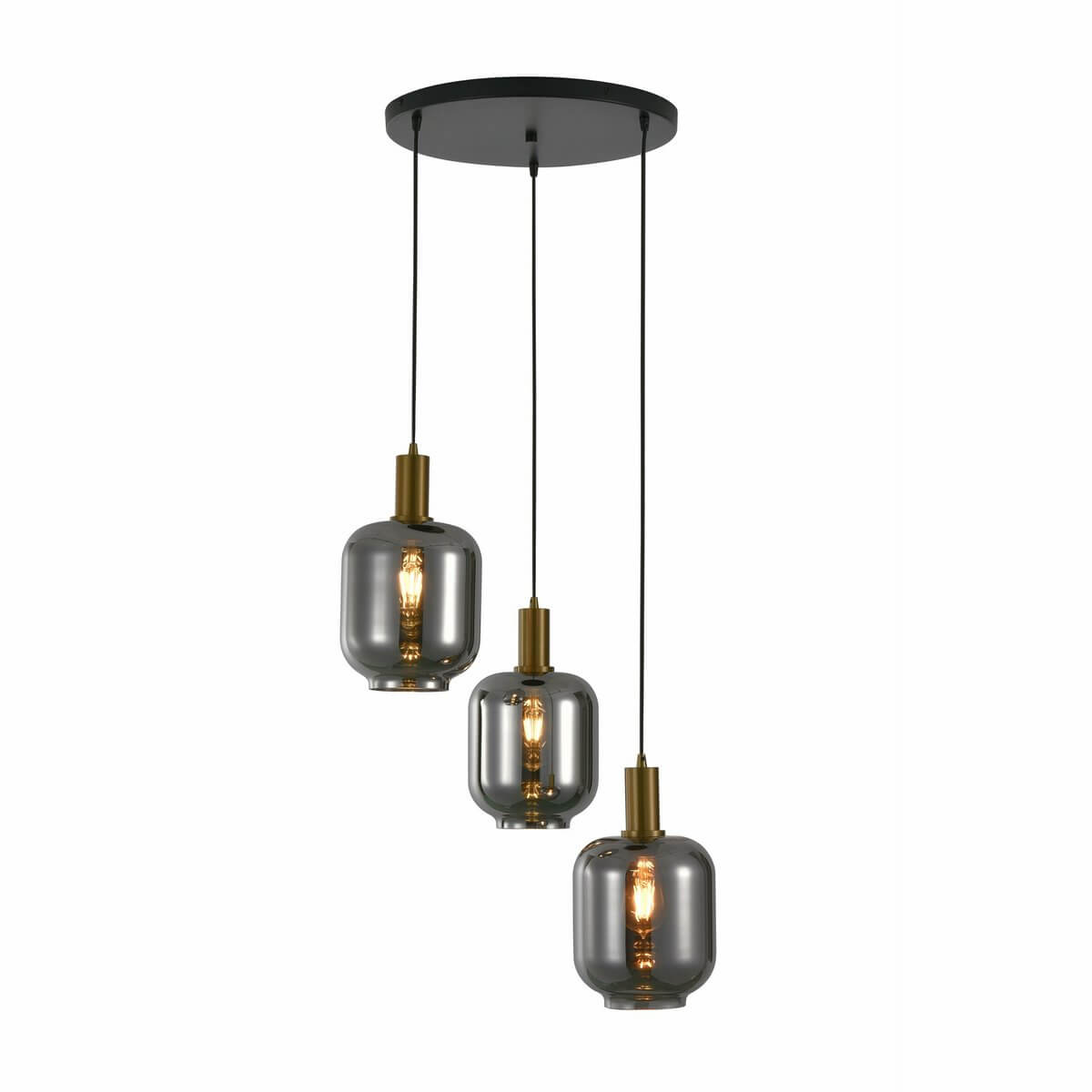 Lily 3-Light Hanging Lamp Round - Luxury Living B.V.