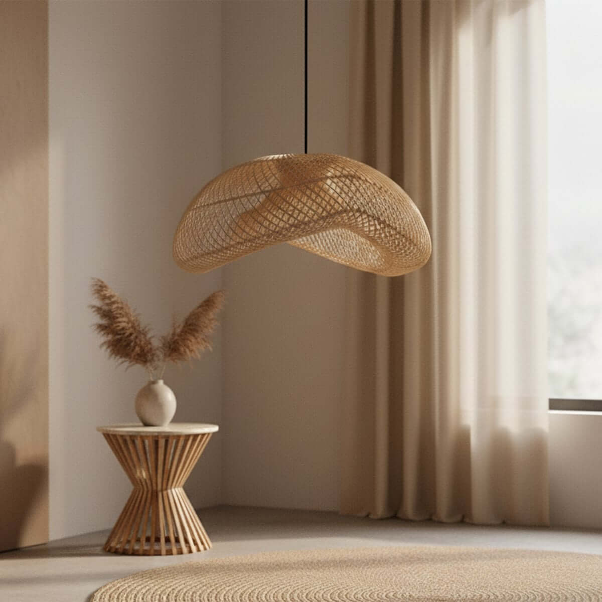 Maze hanglamp Organic XL - Raw Materials