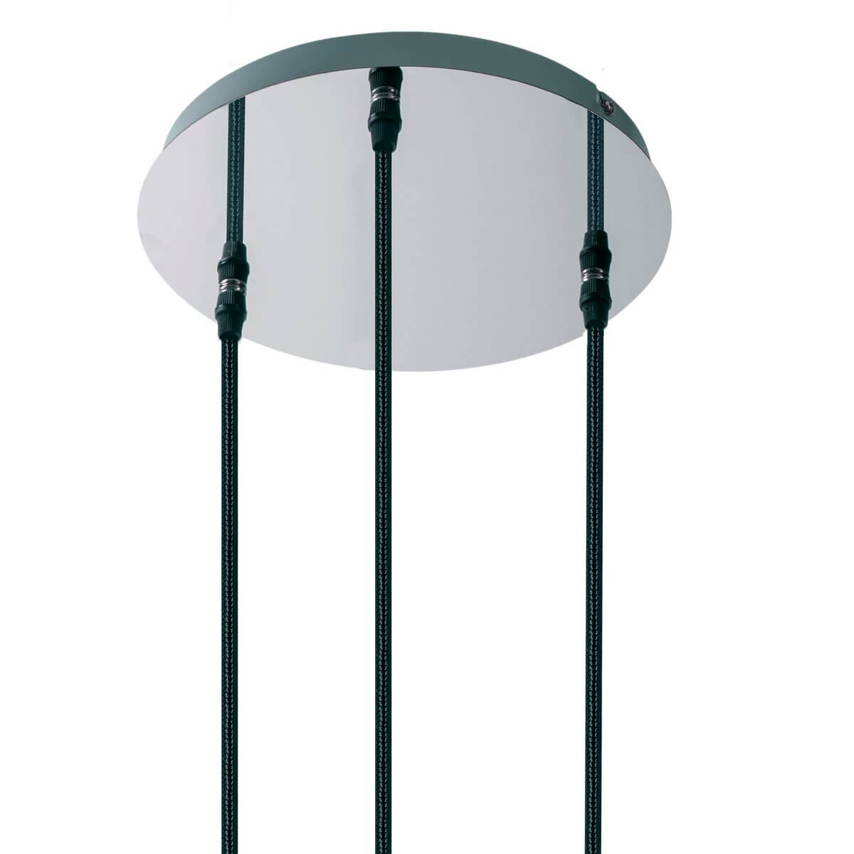 Näve 3-arm hanglamp chroom glans - druppelvormige kappen - Ø 30 × 120 cm