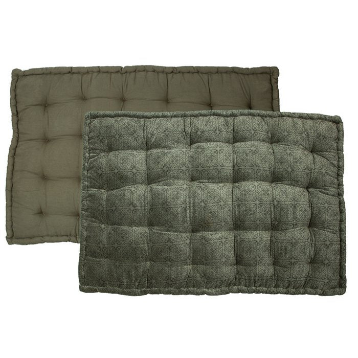 Palletkussen Donkerbos Fluweel 120×80 cm – Luxe Comfort & Warme Sfeer - MrsBLOOM - Casanovio