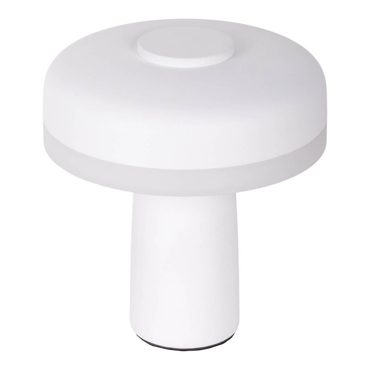 Pilu draadloze tafellamp wit metaal - dimbaar met touch - Ø 15 × 16,5 cm