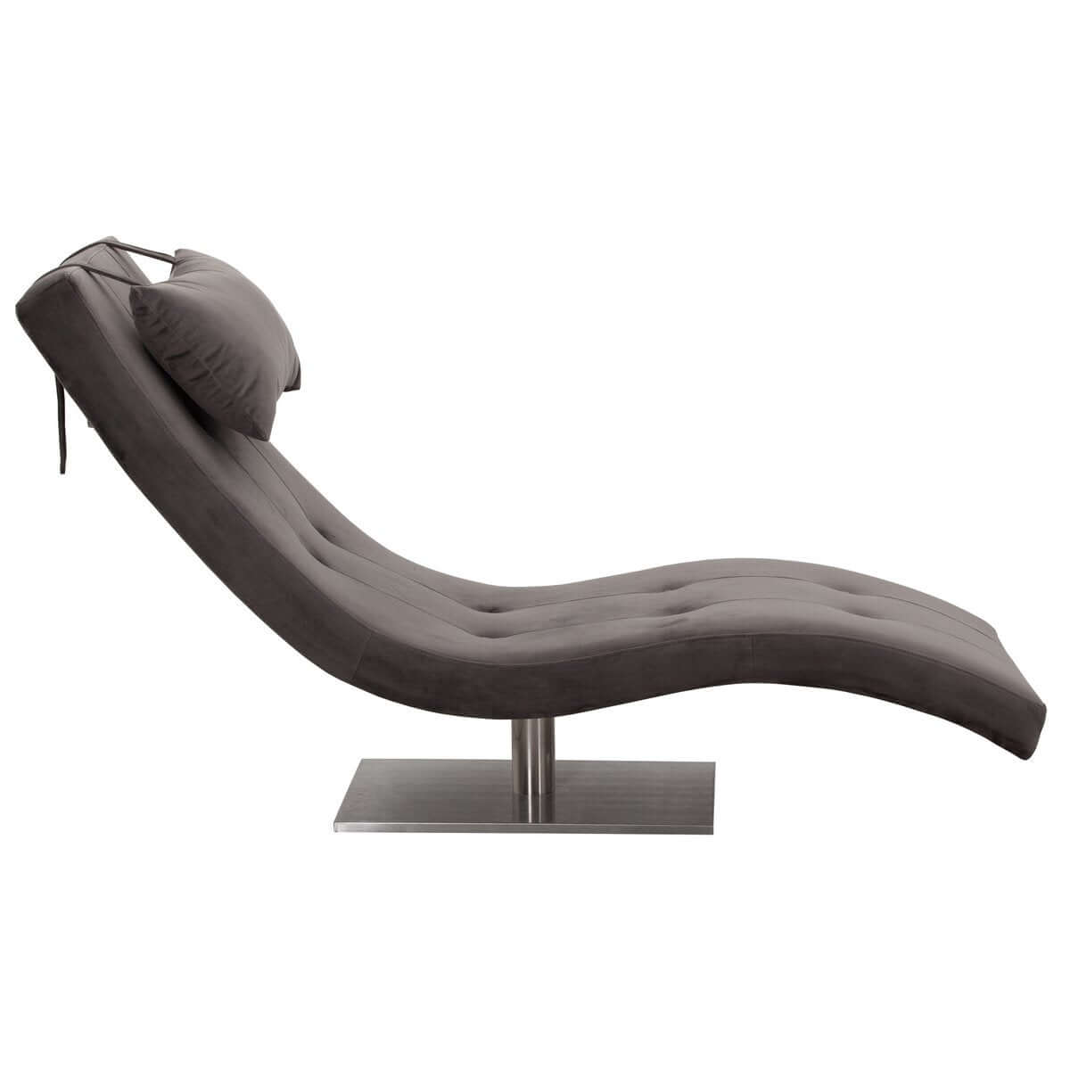 Relax lounger velvet grey - SalesFever