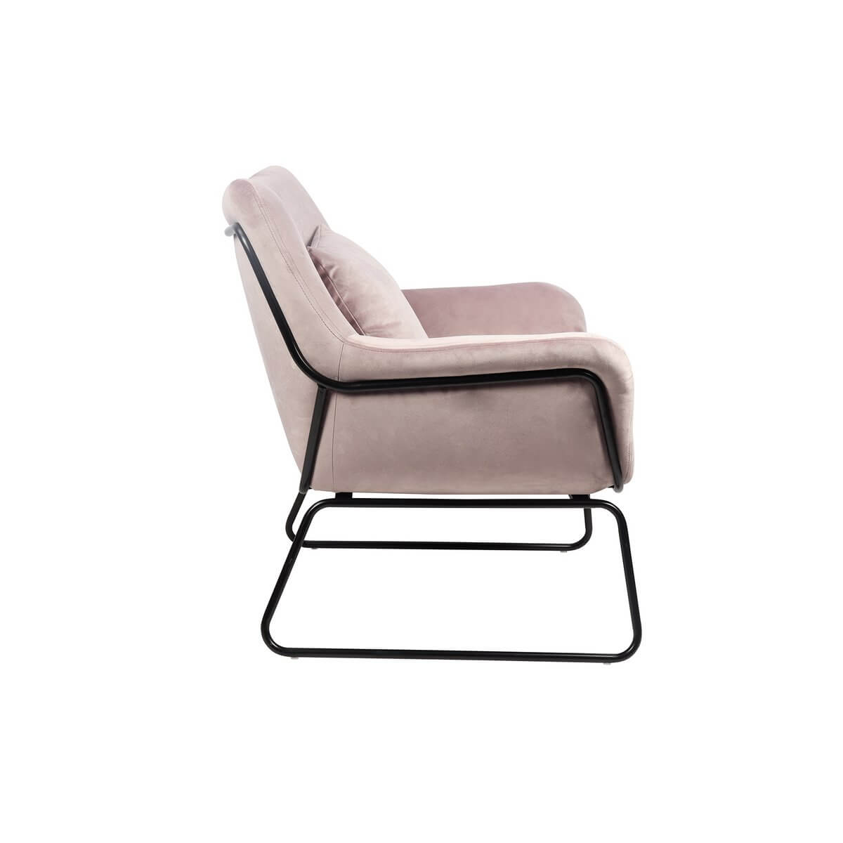 Relax armchair upholstered in Rose velvet - SalesFever