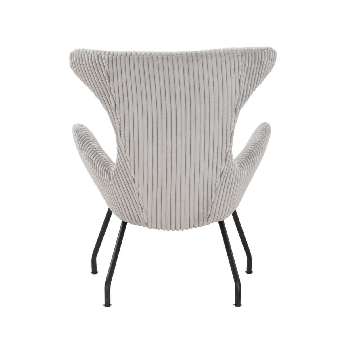 Relax chair Gray textured fabric - SalesFever