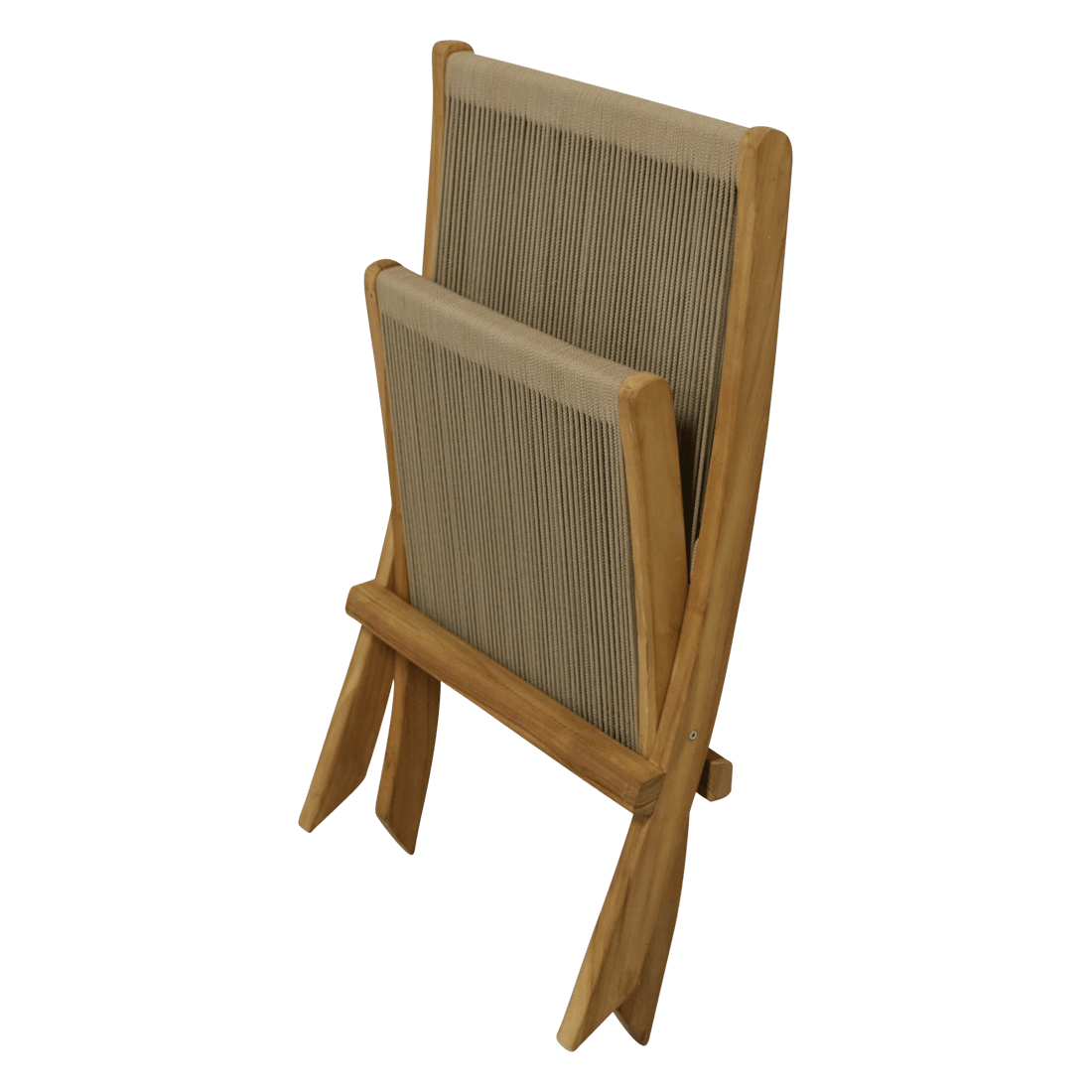 Rope opvouwbare loungestoel naturel - Raw Materials