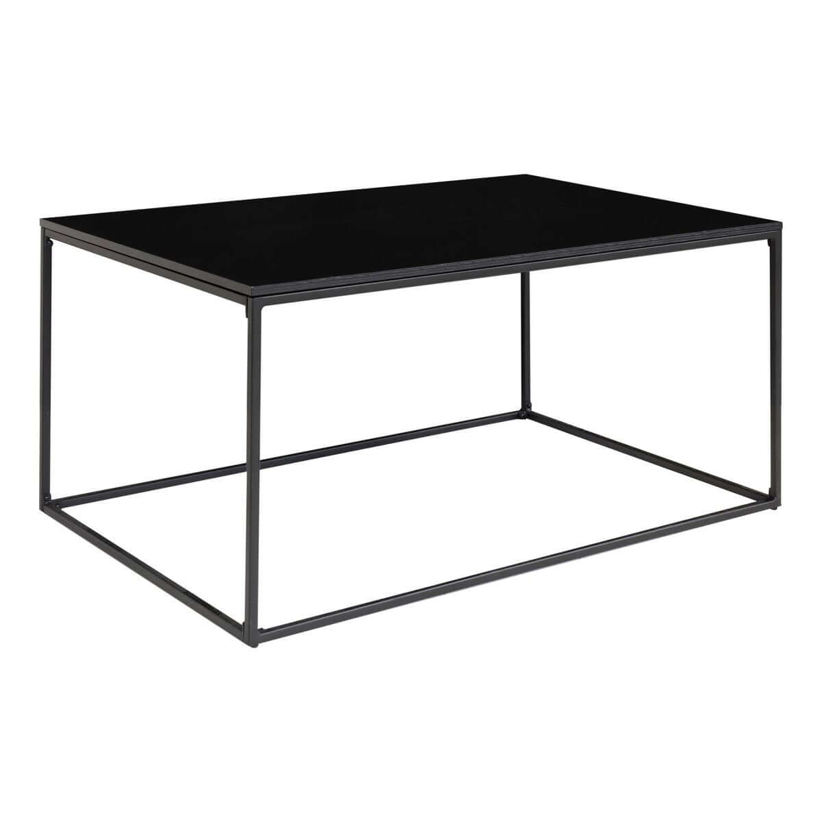 Vita Salontafel - zwart, staal, 60x90x45cm - House Nordic ApS