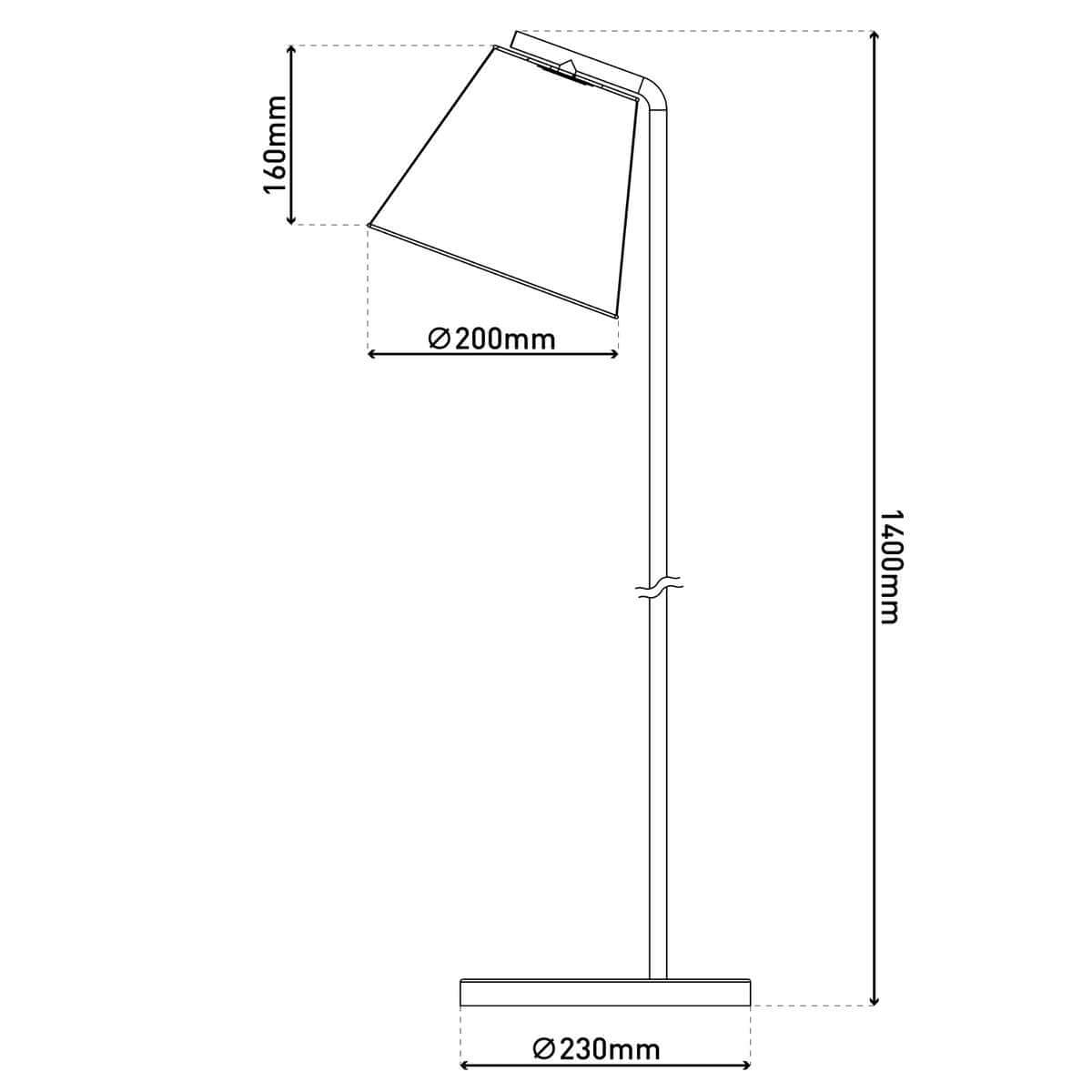 Staande Lamp Zwart – Modern Ontwerp Met Diffuus Licht