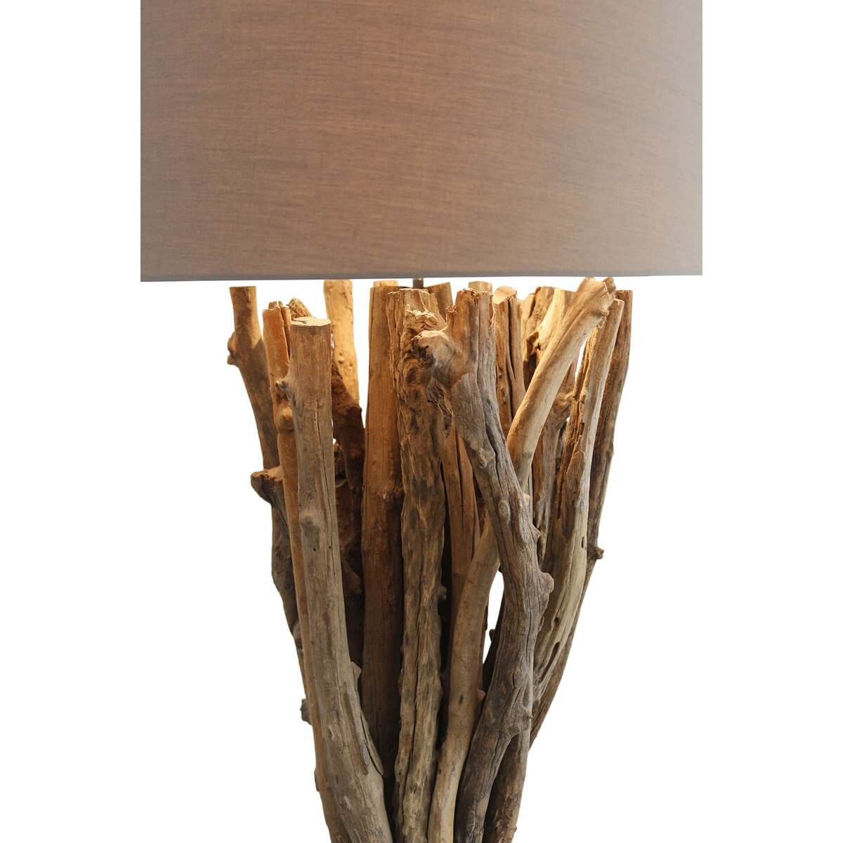 Stehleuchte Treibholz Natur/Braun 175 cm - SalesFever